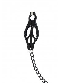 Зажимы на соски Darkside с цепочкой - Lola Games - купить с доставкой в Южно-Сахалинске