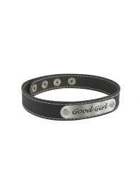 Чокер с белой строчкой Good Girl - Sitabella - купить с доставкой в Южно-Сахалинске