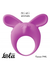 Фиолетовое эрекционное кольцо Fennec Phil - Lola Games - в Южно-Сахалинске купить с доставкой