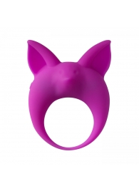 Фиолетовое эрекционное кольцо Kitten Kyle - Lola Games - в Южно-Сахалинске купить с доставкой
