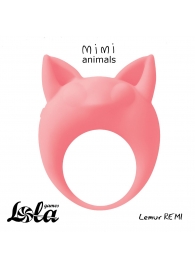 Оранжевое эрекционное кольцо Lemur Remi - Lola Games - в Южно-Сахалинске купить с доставкой