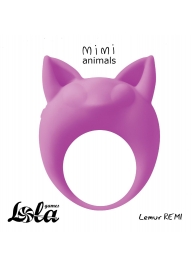Фиолетовое эрекционное кольцо Lemur Remi - Lola Games - в Южно-Сахалинске купить с доставкой