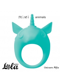 Зеленое эрекционное кольцо Unicorn Alfie - Lola Games - в Южно-Сахалинске купить с доставкой