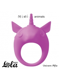 Фиолетовое эрекционное кольцо Unicorn Alfie - Lola Games - в Южно-Сахалинске купить с доставкой