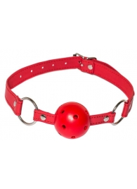 Красный кляп-шарик Firecracker - Lola Games - купить с доставкой в Южно-Сахалинске