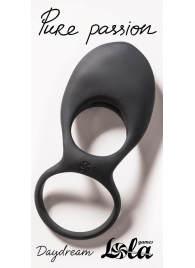 Черное эрекционное виброкольцо Daydream - Lola Games - в Южно-Сахалинске купить с доставкой