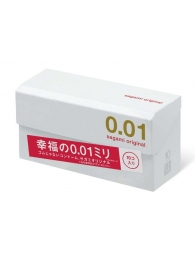 Супер тонкие презервативы Sagami Original 0.01 - 10 шт. - Sagami - купить с доставкой в Южно-Сахалинске