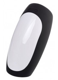 Черно-белый перезаряжаемый мастурбатор Erotist Hailstorm - Erotist Adult Toys - в Южно-Сахалинске купить с доставкой