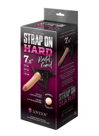 Пояс-трусики с насадкой Hard brutal-consul - 19 см. - LOVETOY (А-Полимер) - купить с доставкой в Южно-Сахалинске