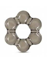 Дымчатое эрекционное кольцо Stay Hard Thick Bead Cock Ring - Blush Novelties - в Южно-Сахалинске купить с доставкой
