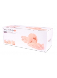 Мастурбатор-полуторс Valentina с двойным слоем материала - KOKOS - в Южно-Сахалинске купить с доставкой