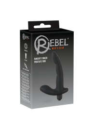 Черный вибромассажер простаты Naughty Finger Prostate Vibe - 13,8 см. - Orion - в Южно-Сахалинске купить с доставкой