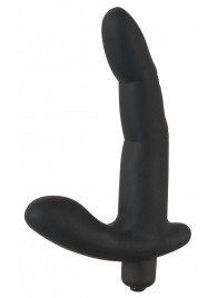 Черный вибромассажер простаты Naughty Finger Prostate Vibe - 13,8 см. - Orion - в Южно-Сахалинске купить с доставкой
