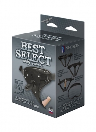 Пояс HARNESS BEST SELECT с вагинальной пробкой - LOVETOY (А-Полимер) - купить с доставкой в Южно-Сахалинске