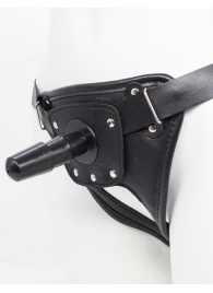 Черный пояс для насадок CLASS STRAP Restyling - LOVETOY (А-Полимер) - купить с доставкой в Южно-Сахалинске