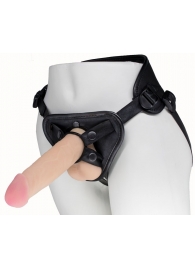 Пояс харнесс BEST UNI strap с 2 насадками - 18 и 22 см. - LOVETOY (А-Полимер) - купить с доставкой в Южно-Сахалинске