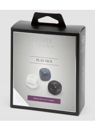 Игральные кубики для пар Play Nice - Fifty Shades of Grey - купить с доставкой в Южно-Сахалинске
