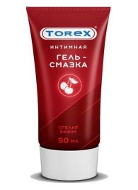 Смазка на водной основе TOREX  Спелая вишня  - 50 мл. - Torex - купить с доставкой в Южно-Сахалинске