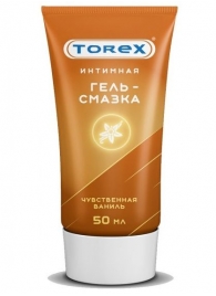 Смазка на водной основе TOREX  Чувственная ваниль  - 50 мл. - Torex - купить с доставкой в Южно-Сахалинске