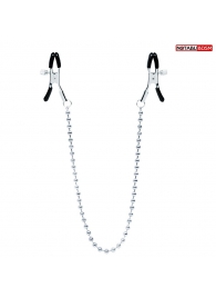 Оригинальные зажимы на соски с бусами - Notabu - купить с доставкой в Южно-Сахалинске