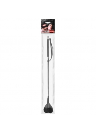 Черный стек с наконечником-сердечком - 54 см. - Notabu - купить с доставкой в Южно-Сахалинске