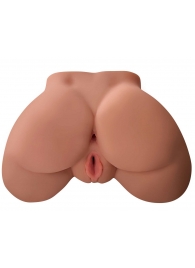 Кофейный мастурбатор-полуторс Perfect Ass Masturbator - Pipedream - в Южно-Сахалинске купить с доставкой