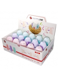 Набор из 15 мини-мастурбаторов Fantastic Egg Hard Boiled - Baile - в Южно-Сахалинске купить с доставкой
