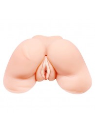 Телесная вибровагина Julie с 2 рабочими отверстиями - Baile - в Южно-Сахалинске купить с доставкой