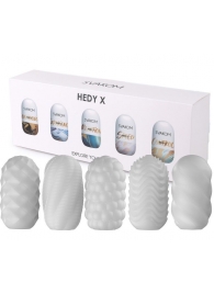 Набор из 5 мастурбаторов Hedy X5 Mixed - Svakom - в Южно-Сахалинске купить с доставкой