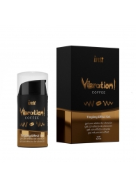 Жидкий интимный гель с эффектом вибрации Vibration! Coffee - 15 мл. - INTT - купить с доставкой в Южно-Сахалинске