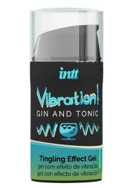 Жидкий интимный гель с эффектом вибрации Vibration! Gin   Tonic - 15 мл. - INTT - купить с доставкой в Южно-Сахалинске