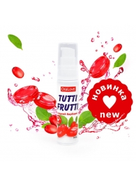 Гель-смазка Tutti-frutti со вкусом барбариса - 30 гр. - Биоритм - купить с доставкой в Южно-Сахалинске