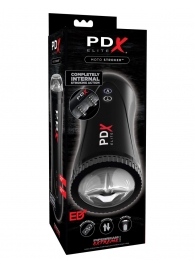 Черный автоматический мастурбатор-ротик Moto Stroker - Pipedream - в Южно-Сахалинске купить с доставкой