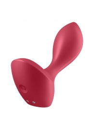 Красный вибромассажёр простаты Satisfyer Backdoor Lover - 14 см. - Satisfyer - в Южно-Сахалинске купить с доставкой