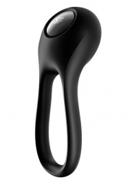 Черное эрекционное виброкольцо Majestic Duo - Satisfyer - в Южно-Сахалинске купить с доставкой