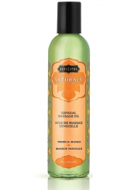 Массажное масло Naturals Tropical Mango с ароматом манго - 236 мл. - Kama Sutra - купить с доставкой в Южно-Сахалинске