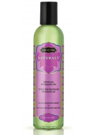 Массажное масло Naturals Island Passion Berry с ароматом тропических фруктов - 236 мл. - Kama Sutra - купить с доставкой в Южно-Сахалинске