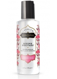 Гель-лубрикант на водной основе Divine Nectars Strawberry Dream с ароматом клубники - 150 мл. - Kama Sutra - купить с доставкой в Южно-Сахалинске