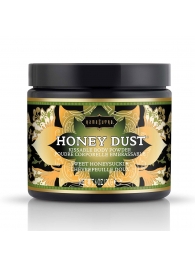 Пудра для тела Honey Dust Body Powder с ароматом жимолости - 170 гр. - Kama Sutra - купить с доставкой в Южно-Сахалинске