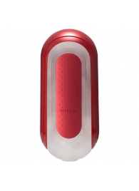 Красный мастурбатор Flip Zero Red   Warmer с подогревом - Tenga - в Южно-Сахалинске купить с доставкой