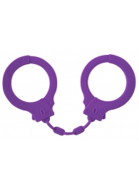 Фиолетовые силиконовые поножи Limitation - Lola Games - купить с доставкой в Южно-Сахалинске