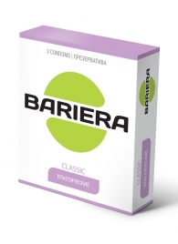 Классические презервативы Bariera Classic - 3 шт. - Bariera - купить с доставкой в Южно-Сахалинске