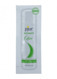 Лубрикант на водной основе pjur WOMAN Aloe - 2 мл. - Pjur - купить с доставкой в Южно-Сахалинске