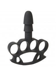 Кастет с штырьком для насадок Vac-U-Lock Knuckle Up - Doc Johnson - купить с доставкой в Южно-Сахалинске