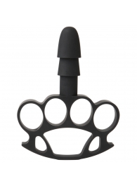 Кастет с штырьком для насадок Vac-U-Lock Knuckle Up - Doc Johnson - купить с доставкой в Южно-Сахалинске