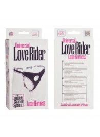 Трусы для страпона с универсальным креплением Universal Love Rider Luxe Harness - California Exotic Novelties - купить с доставкой в Южно-Сахалинске