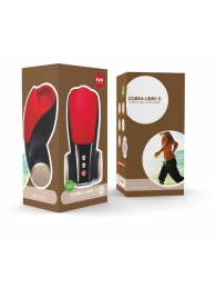 Чёрно-красный вибромастурбатор Cobra Libre 2 - Fun Factory - в Южно-Сахалинске купить с доставкой