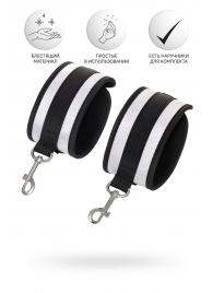 Серебристо-черные оковы Anonymo - ToyFa - купить с доставкой в Южно-Сахалинске