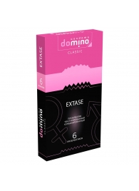 Презервативы с точками и рёбрышками DOMINO Classic Extase - 6 шт. - Domino - купить с доставкой в Южно-Сахалинске