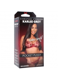Мастурбатор-вагина Karlee Grey ULTRASKYN Pocket Pussy - Doc Johnson - в Южно-Сахалинске купить с доставкой